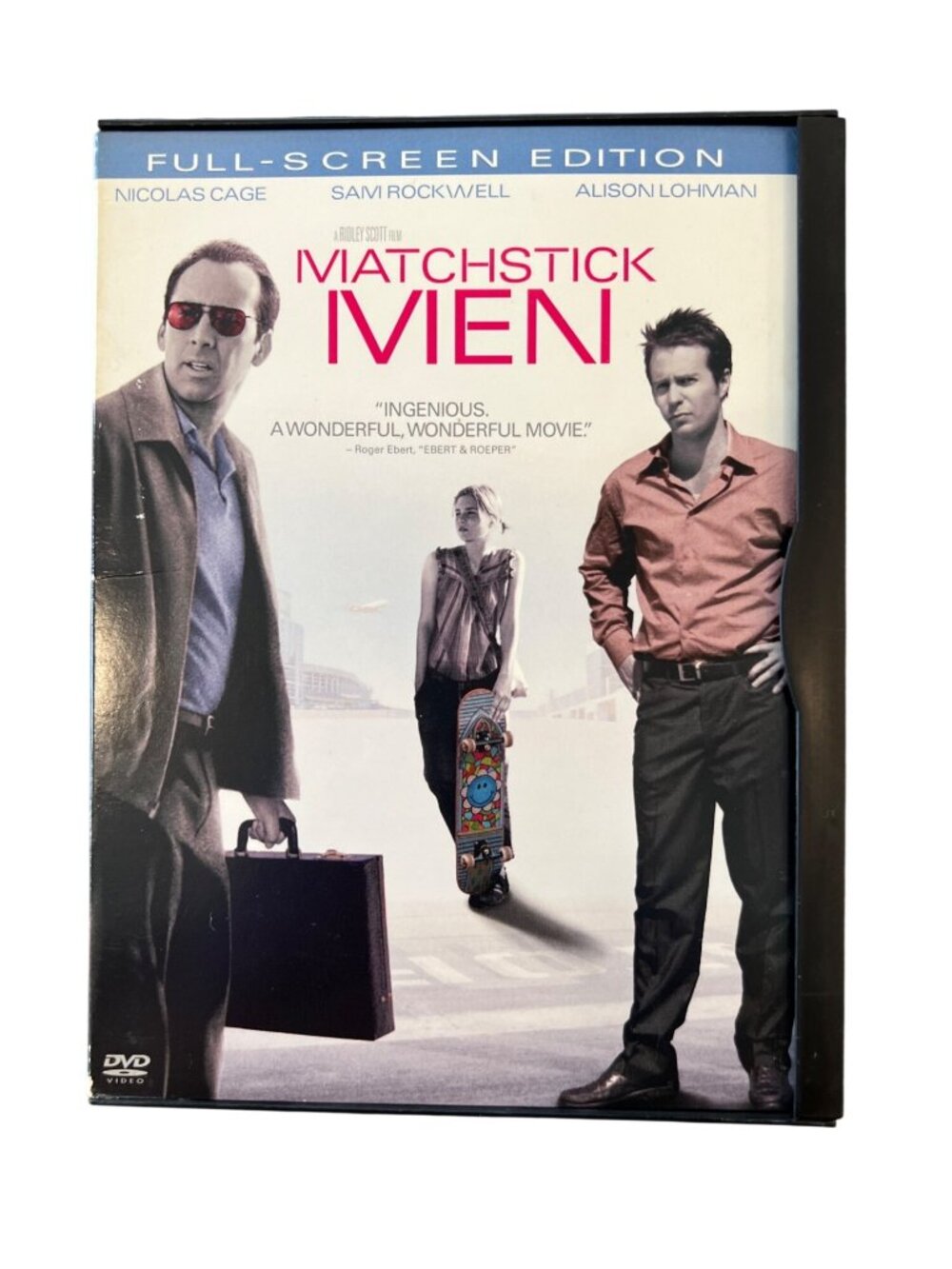 Matchstick Men 2003 Movie Full-Screen Edition DVD Nicolas Cage Sam Rockwell
